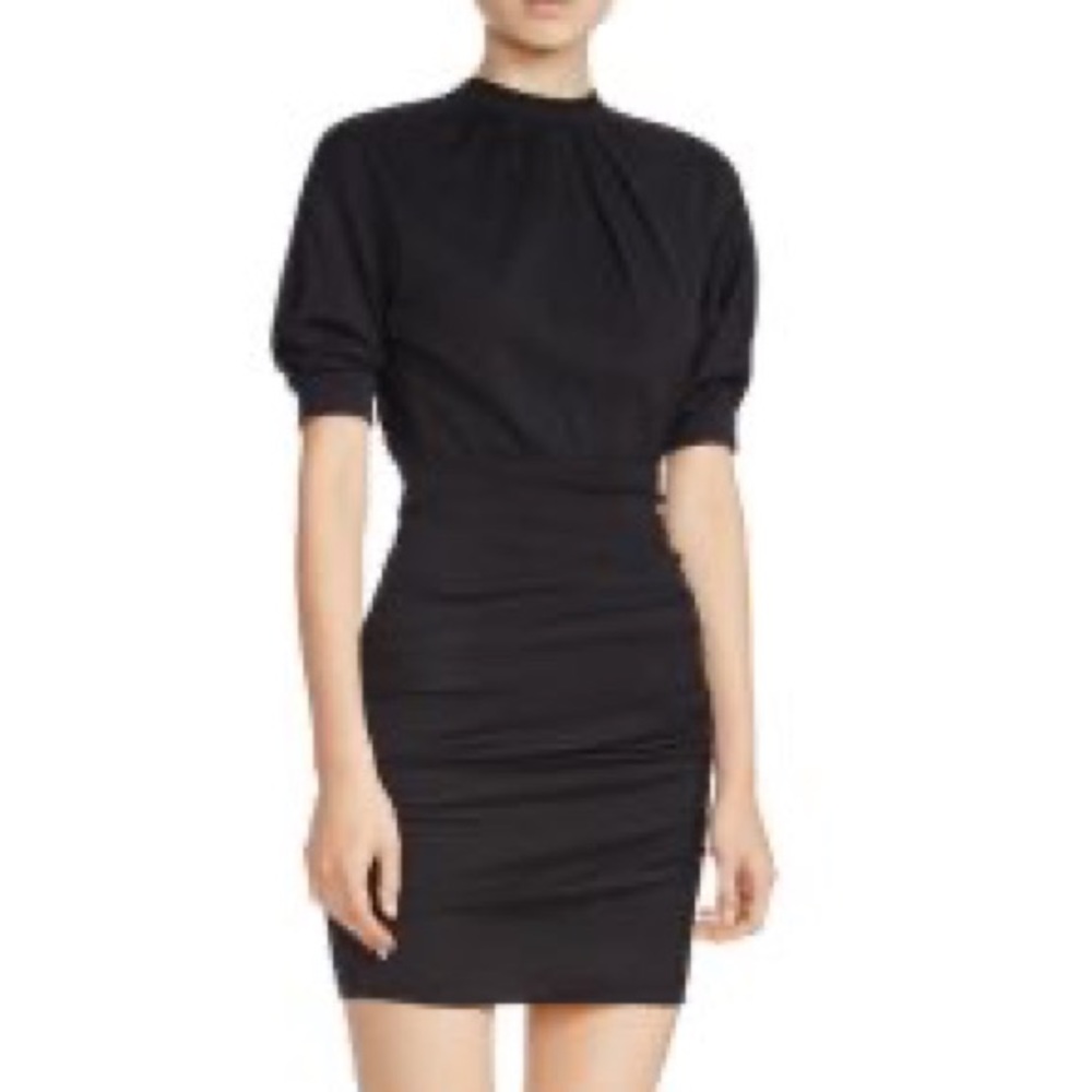 Maje Roxia Rouched Dress - Picture 2 of 6